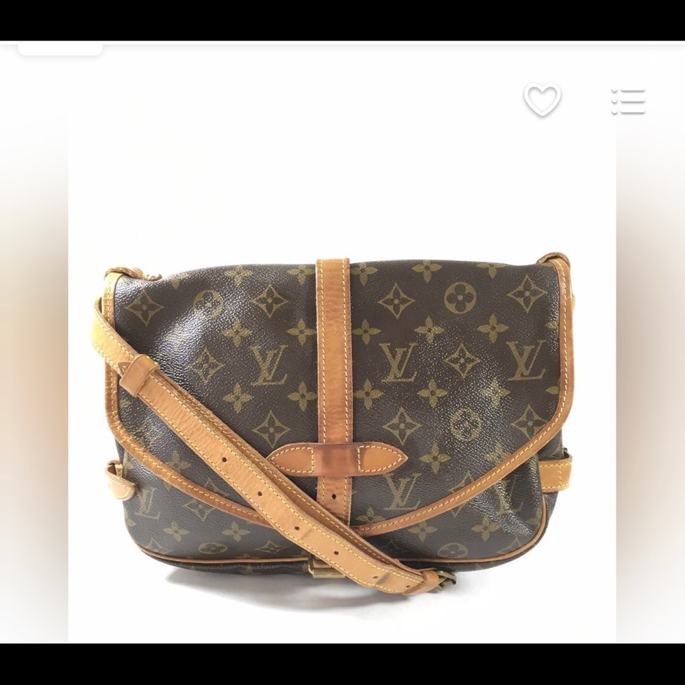 Authentic Louis Vuitton Saumur Bag